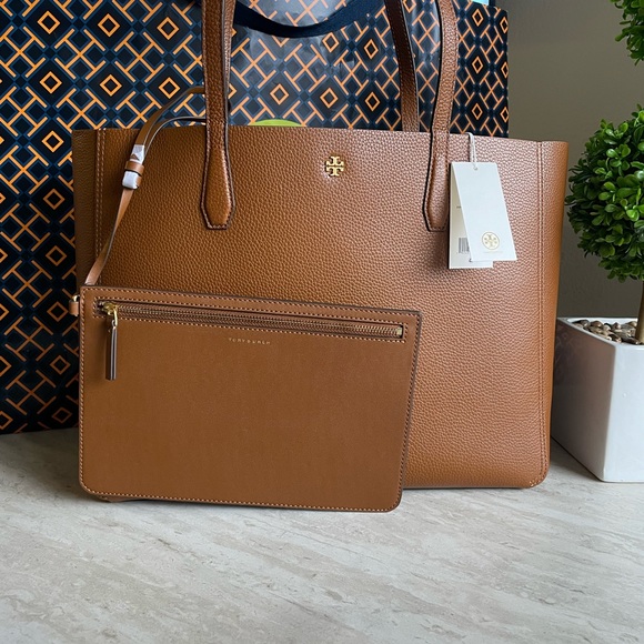 New , tory burch large blake tote & clutch - Picture 3 of 15